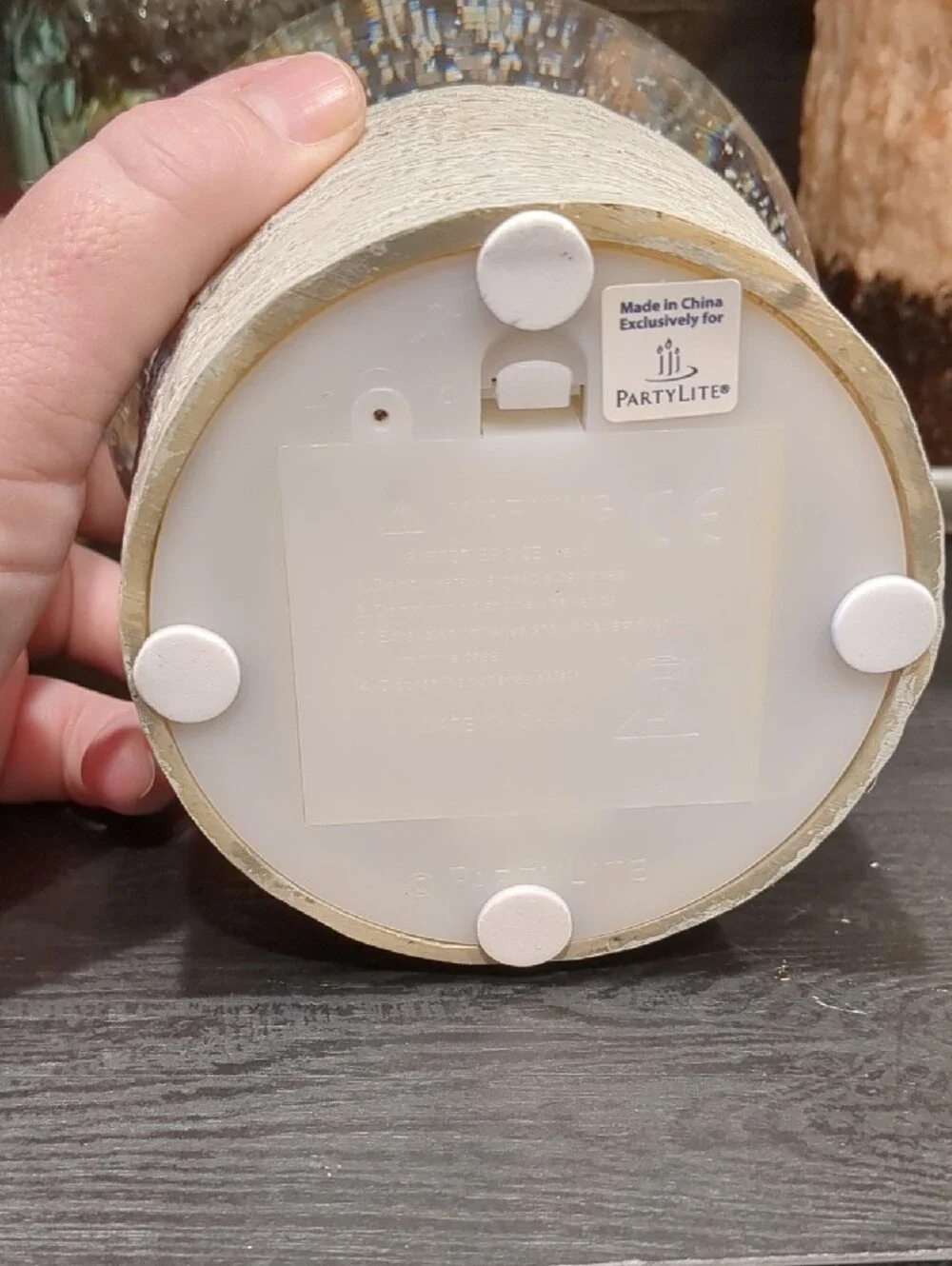 PartyLite Snowy Owl Snowglobe Tealight Holder Nature's Wonder Moving Snow NIB - Picture 6 of 8